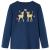 Tricou de copii cu mâneci lungi, bleumarin, 116 GartenMobel Dekor