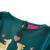 Tricou de copii cu mâneci lungi verde închis 92 GartenMobel Dekor