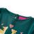 Tricou de copii cu mâneci lungi verde închis 104 GartenMobel Dekor