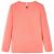 Tricou de copii cu mâneci lungi, corai, 116 GartenMobel Dekor