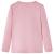 Tricou pentru copii cu mâneci lungi, roz deschis, 104 GartenMobel Dekor