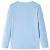 Tricou copii cu mâneci lungi, albastru deschis, 92 GartenMobel Dekor