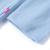Tricou copii cu mâneci lungi, albastru deschis, 104 GartenMobel Dekor