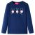 Tricou pentru copii cu mâneci lungi, bleumarin, 92 GartenMobel Dekor