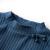 Tricou de copii cu mâneci lungi, tricot cu nervuri, bleumarin, 104 GartenMobel Dekor