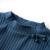 Tricou de copii cu mâneci lungi, tricot cu nervuri, bleumarin, 128 GartenMobel Dekor
