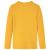 Tricou de copii cu mâneci lungi, tricot cu nervuri, ocru închis, 116 GartenMobel Dekor