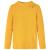 Tricou de copii cu mâneci lungi, tricot cu nervuri, ocru închis, 128 GartenMobel Dekor