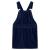 Rochie salopetă pentru copii, velur, bleumarin, 128 GartenMobel Dekor