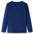 Tricou de copii cu mâneci lungi, bleumarin, 116 GartenMobel Dekor