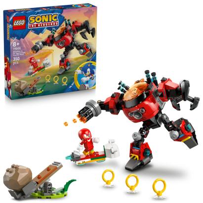 LEGO Knuckles vs. Dr. Eggman si robotul Egg Crusher Quality Brand