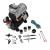 Airbrush Set compresor aerograf cu 2 pistoale GartenMobel Dekor