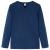 Tricou pentru copii cu mâneci lungi, bleumarin, 104 GartenMobel Dekor