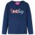 Tricou de copii cu mâneci lungi, bleumarin 128 GartenMobel Dekor