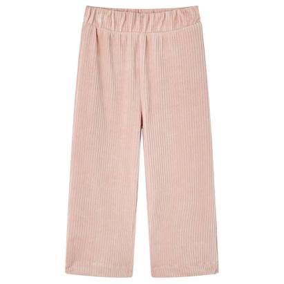 Pantaloni de copii din velur, roz, 116 GartenMobel Dekor