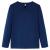 Tricou pentru copii cu mâneci lungi, bleumarin, 92 GartenMobel Dekor