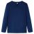Tricou pentru copii cu mâneci lungi, bleumarin 116 GartenMobel Dekor