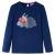 Tricou pentru copii cu mâneci lungi, bleumarin 128 GartenMobel Dekor