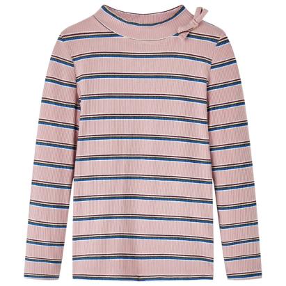 Tricou pentru copii cu mâneci lungi, roz deschis, 92 GartenMobel Dekor