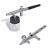 Set aerograf cu 2 pistoale de pulverizare GartenMobel Dekor