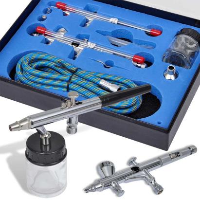 Set aerograf cu 2 pistoale de pulverizare GartenMobel Dekor