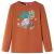 Tricou pentru copii cu mâneci lungi, coniac, 128 GartenMobel Dekor
