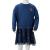 Rochie cu mâneci lungi pentru copii, bleumarin, 92 GartenMobel Dekor