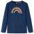 Tricou pentru copii cu mâneci lungi, bleumarin, 104 GartenMobel Dekor