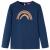 Tricou pentru copii cu mâneci lungi, bleumarin, 140 GartenMobel Dekor