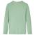 Tricou de copii cu mâneci lungi, guler tunică, verde mentă închis, 104 GartenMobel Dekor