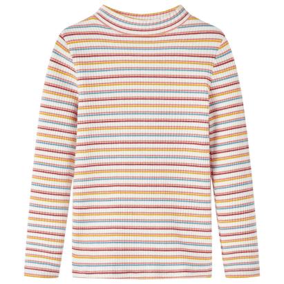 Tricou de copii cu mâneci lungi, ecru, 104 GartenMobel Dekor