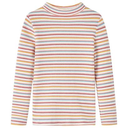 Tricou de copii cu mâneci lungi, ecru, 116 GartenMobel Dekor