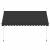 Copertină retractabilă manual, antracit, 400 cm GartenMobel Dekor