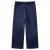 Pantaloni de copii din catifea, albastru închis, 128 GartenMobel Dekor