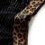 Fusta de copii cu talie leopard, negru, 92 GartenMobel Dekor