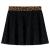 Fusta de copii cu talie leopard, negru, 92 GartenMobel Dekor