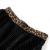 Fusta de copii cu talie tip leopard, negru, 116 GartenMobel Dekor
