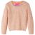 Pulover pentru copii tricotat, roz deschis, 104 GartenMobel Dekor