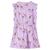 Rochie de copii, mâneci cu volane șnur talie, lila 104 GartenMobel Dekor