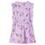 Rochie de copii, mâneci cu volane șnur talie, lila 116 GartenMobel Dekor