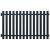 Panou de gard antracit 170,5x100 cm oțel vopsit electrostatic GartenMobel Dekor