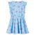 Rochie de copii cu nasturi fără mâneci, albastru 128 GartenMobel Dekor