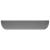 Chiuvetă de lux gri închis mat 71x38 cm ceramică dreptughiular GartenMobel Dekor