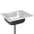 Chiuvetă bucătărie cu scurgător, argintiu 600x500x155 mm oțel GartenMobel Dekor