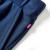 Pantaloni pentru copii cu picioare largi, bleumarin, 128 GartenMobel Dekor