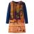 Rochie cu mâneci lungi pentru copii, bleumarin, 92 GartenMobel Dekor
