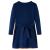 Rochie pentru copii cu mâneci lungi, bleumarin, 128 GartenMobel Dekor
