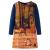 Rochie cu mâneci lungi pentru copii, bleumarin, 140 GartenMobel Dekor