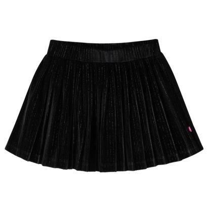 Fusta plisată pentru copii cu lurex, negru, 104 GartenMobel Dekor