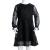 Rochie pentru copii cu mâneci lungi, negru, 104 GartenMobel Dekor